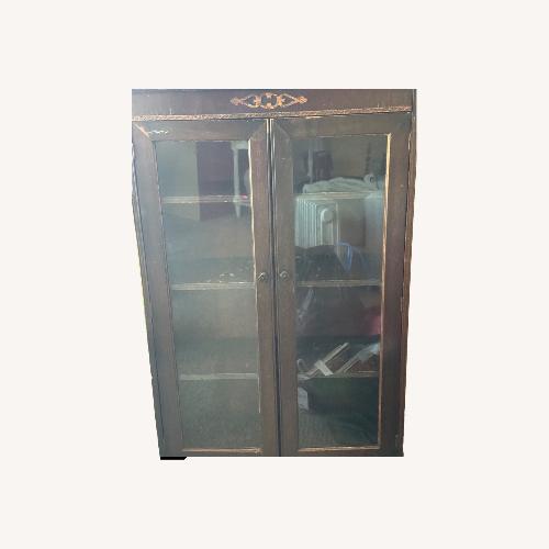 Used Vintage/Antique Dark Brown Bookcase for sale on AptDeco
