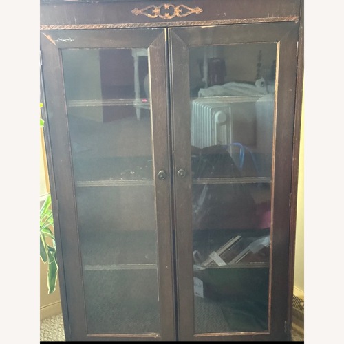 Used Vintage/Antique Dark Brown Bookcase for sale on AptDeco