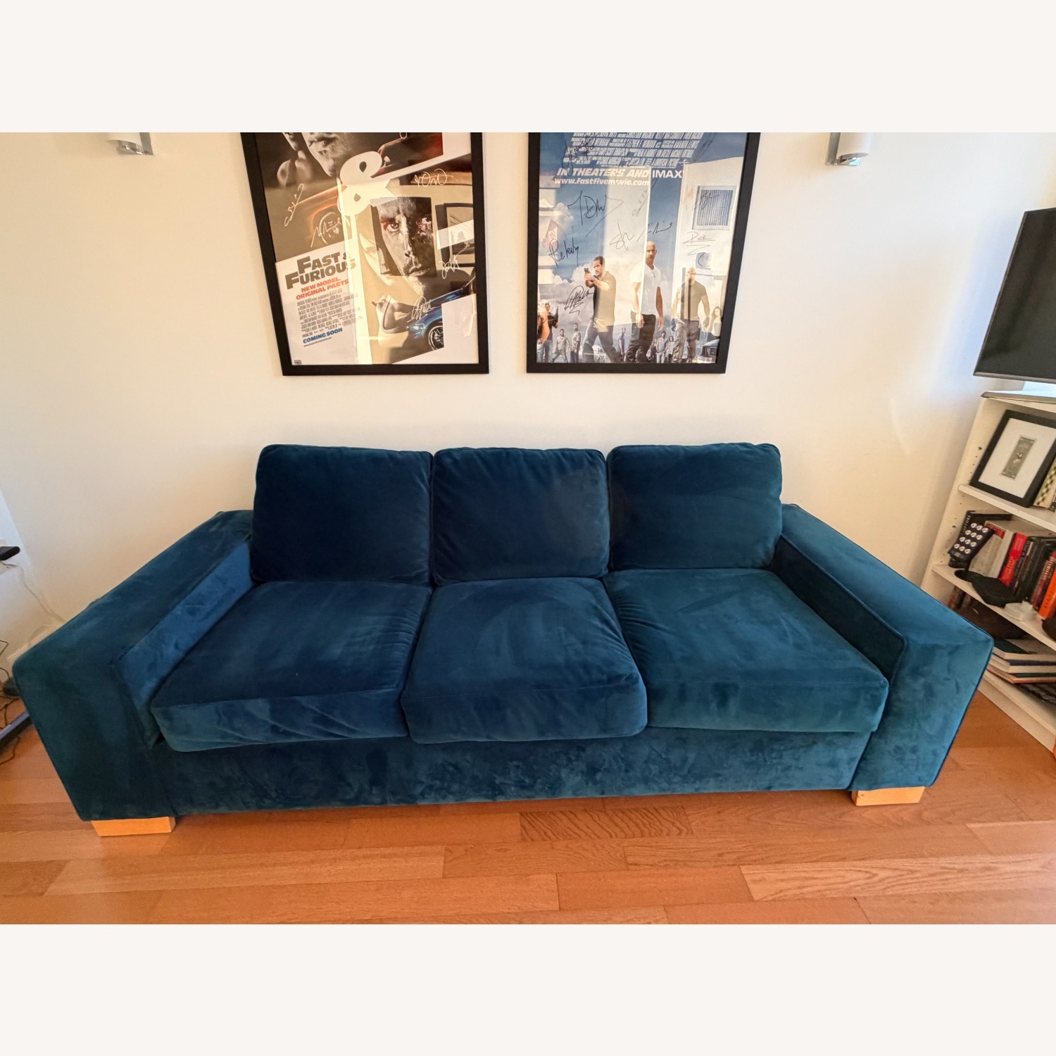Apt2b Melrose Green Velvet Sleeper Sofa - image-3
