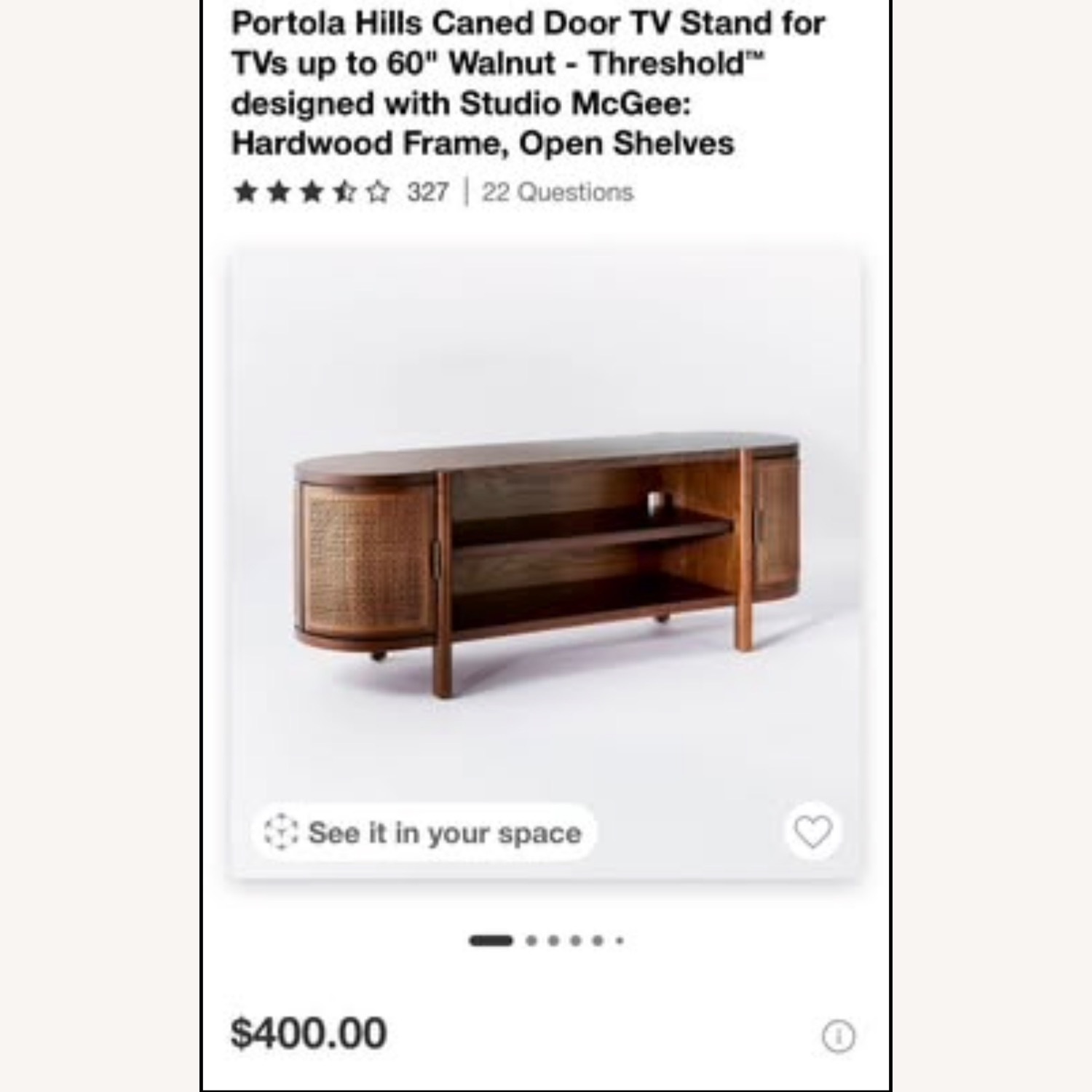 Magnolia Dark Brown Media Storage - image-1