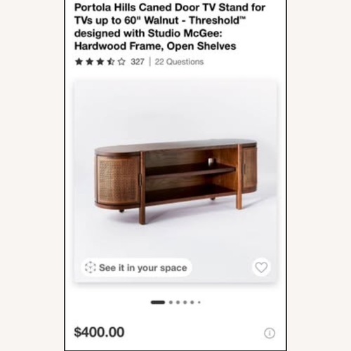 Used Magnolia Dark Brown Media Storage for sale on AptDeco