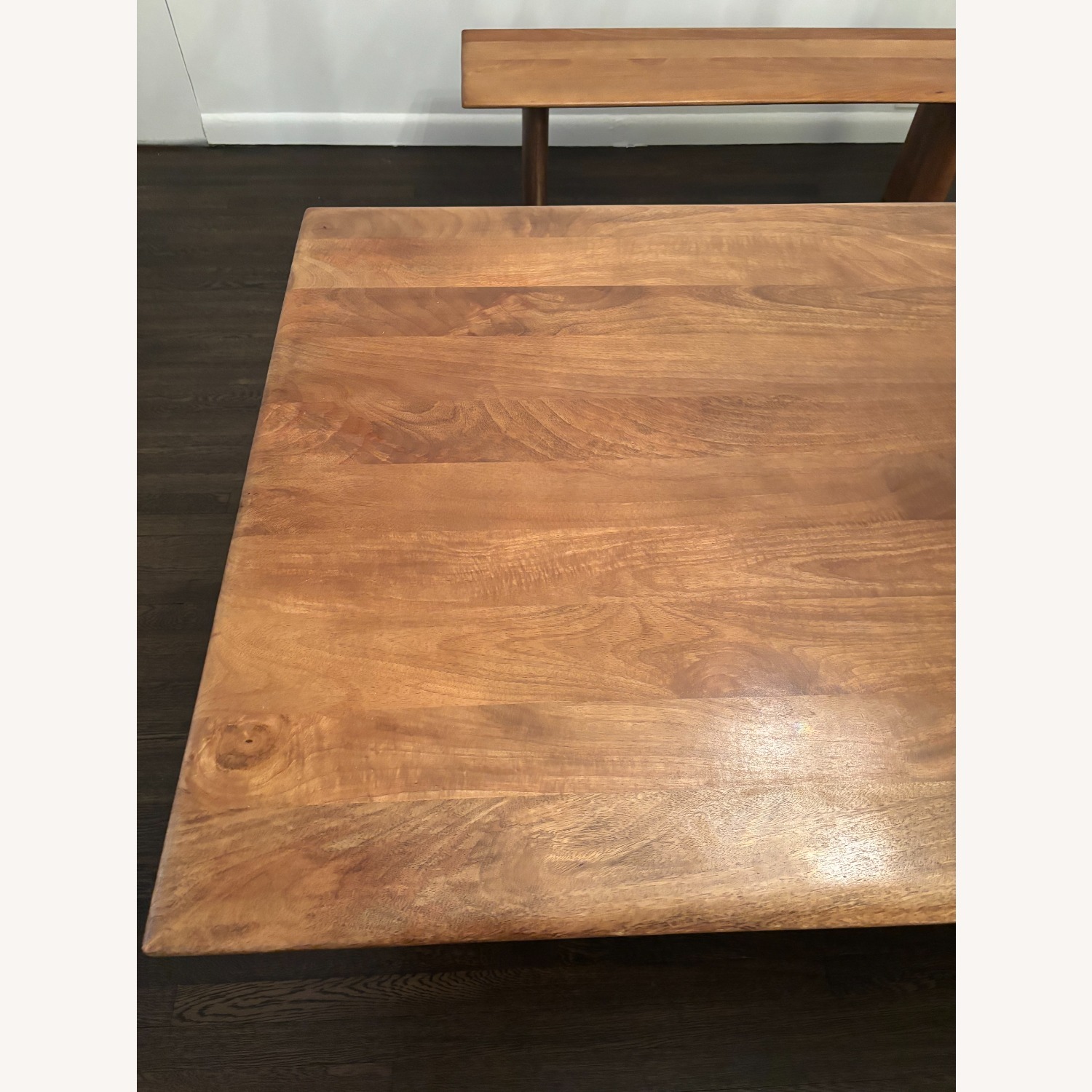 Anton Solid Wood Dining Table (Cool Walnut) - image-5