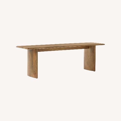 Used West Elm Anton Solid Wood Dining Bench for sale on AptDeco