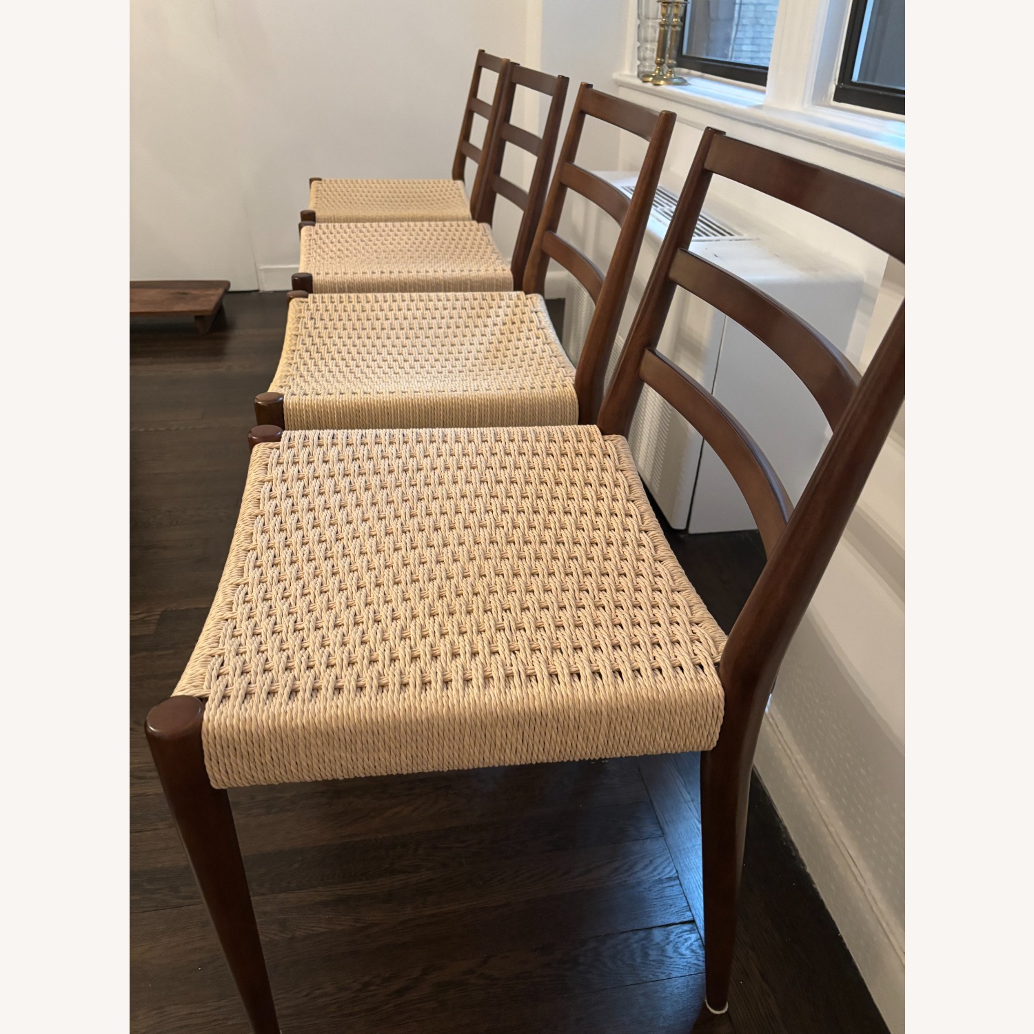 West Elm Holland Natural Wood Dining Chairs (Acorn) - image-2