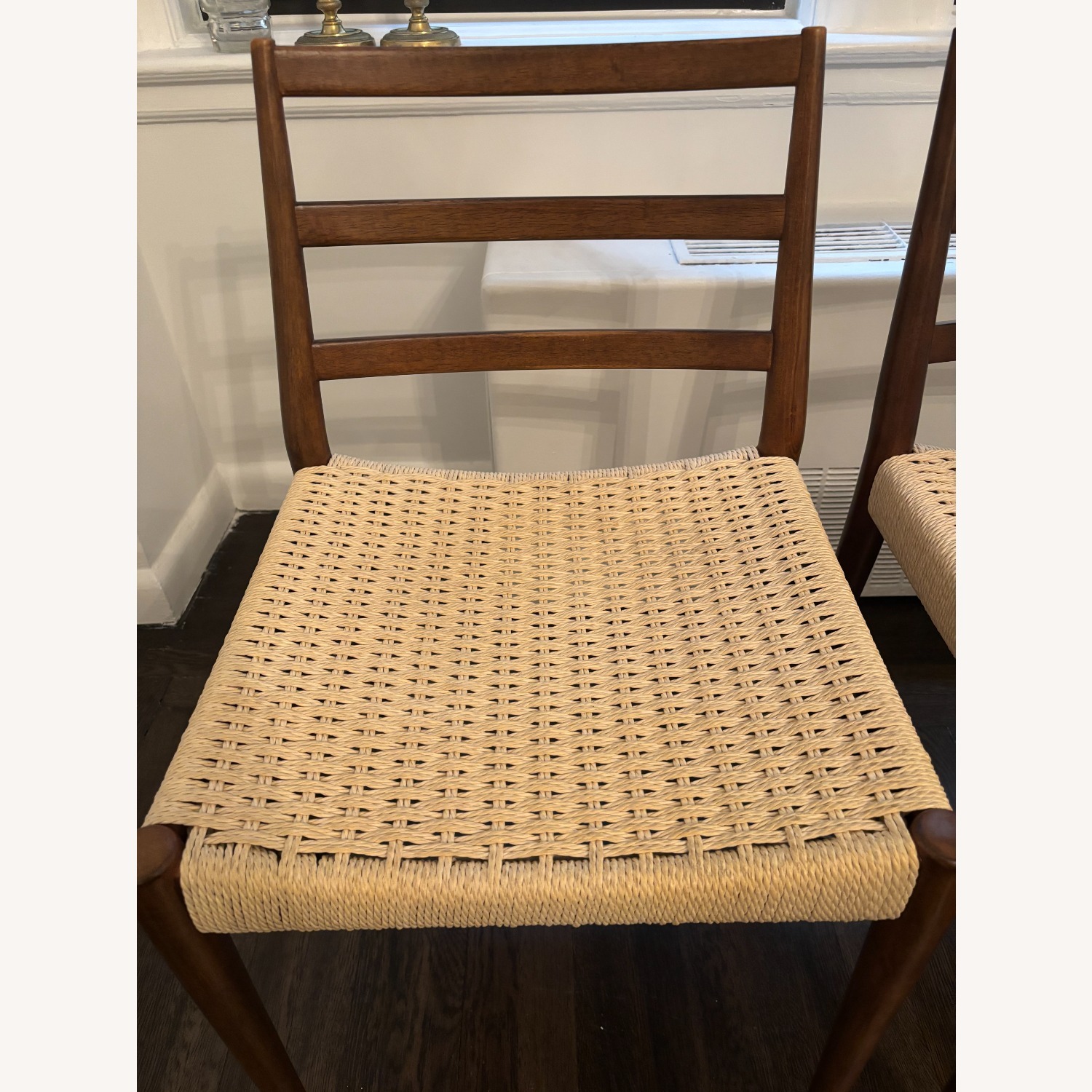 West Elm Holland Natural Wood Dining Chairs (Acorn) - image-3