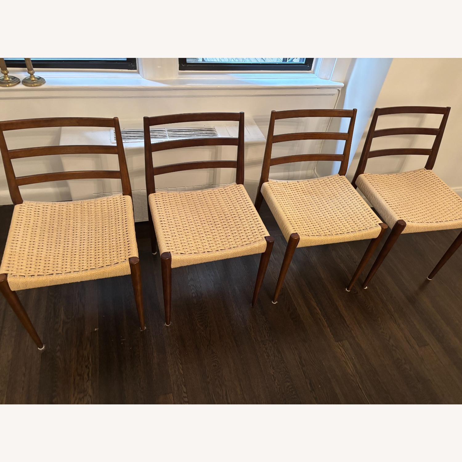 West Elm Holland Natural Wood Dining Chairs (Acorn) - image-1