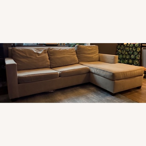 Used West Elm Light Taupe Henry Sofa Set 14  for sale on AptDeco