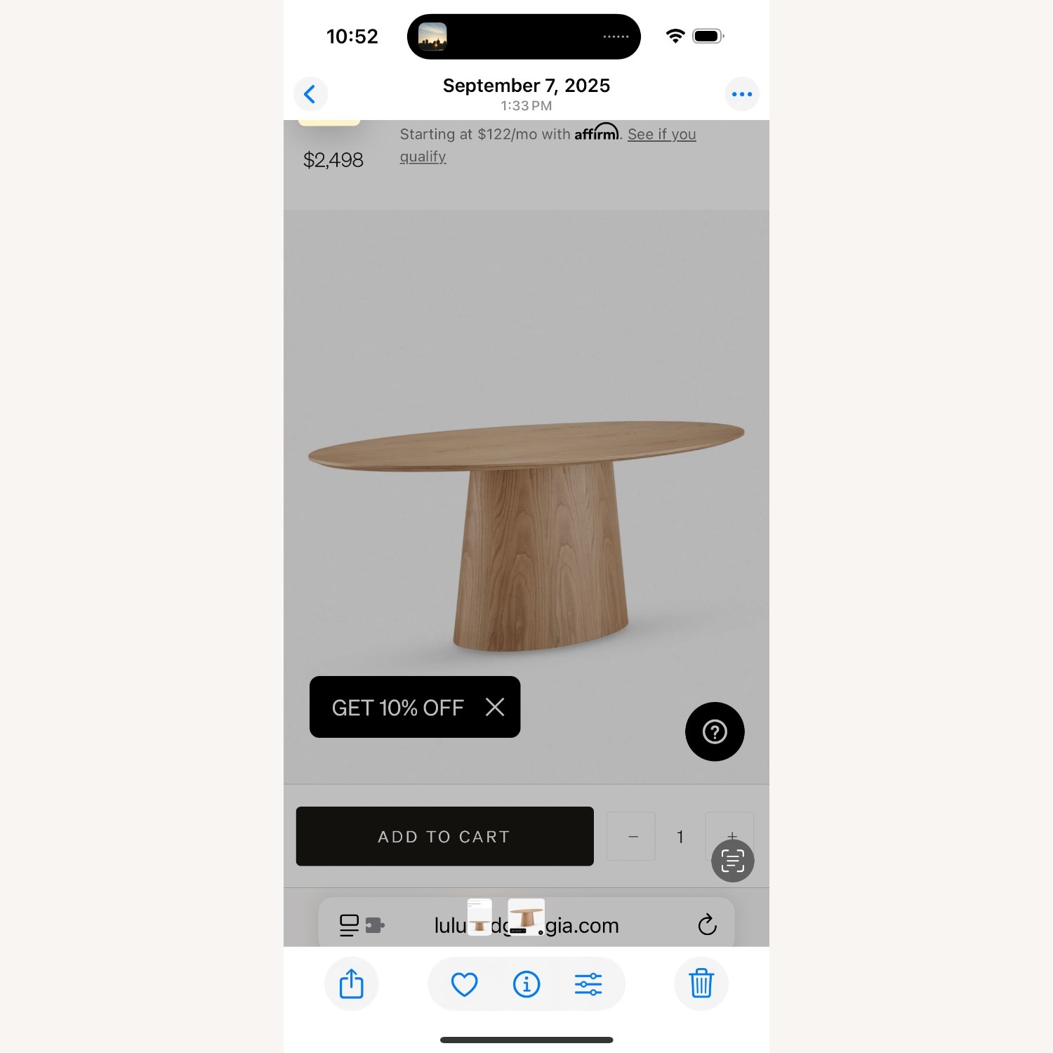 Lulu & Georgia Beth Oval Table in Color Natural - image-4