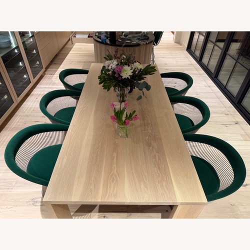 Used Solid White Oak Dining Table for sale on AptDeco