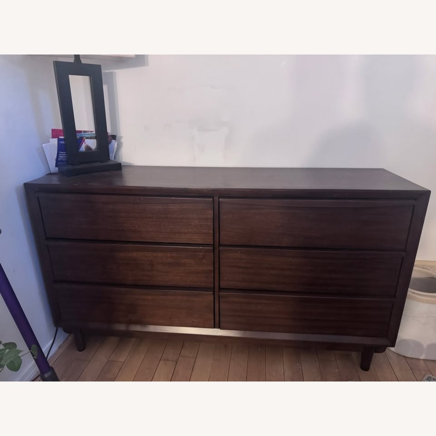 Raymour & Flanigan Marcelo Dark Brown Wood Dresser - image-1