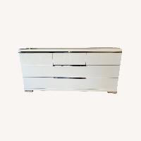 Dania Furniture Asti White Wood Sideboard