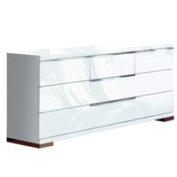 Dania Furniture Asti White Wood Sideboard