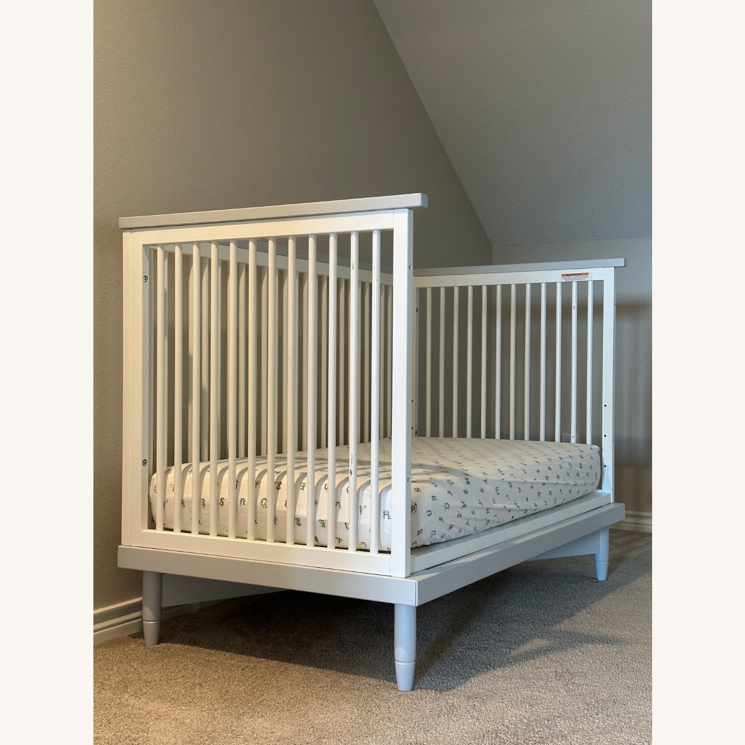 DucDuc Soho White Wood Crib - image-3