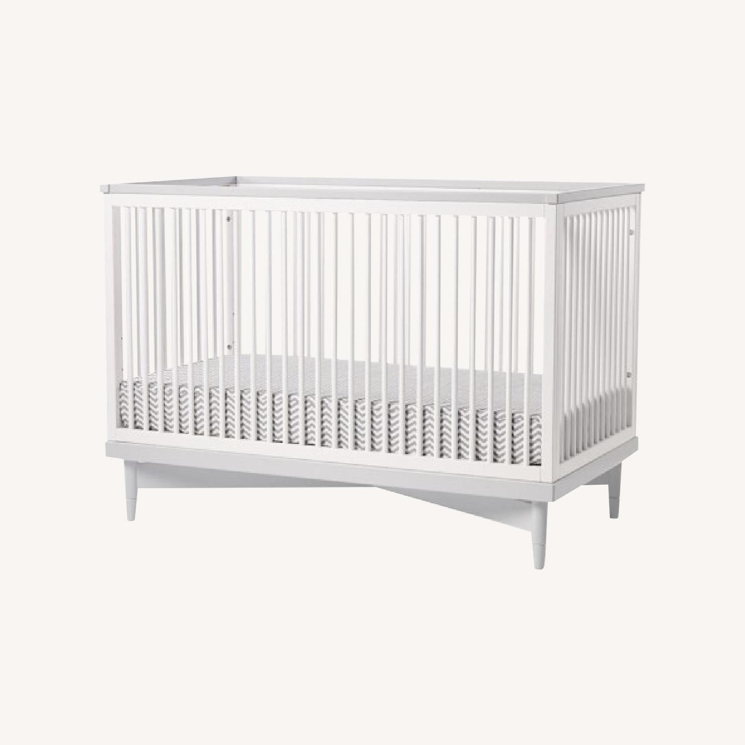 DucDuc Soho White Wood Crib - image-0