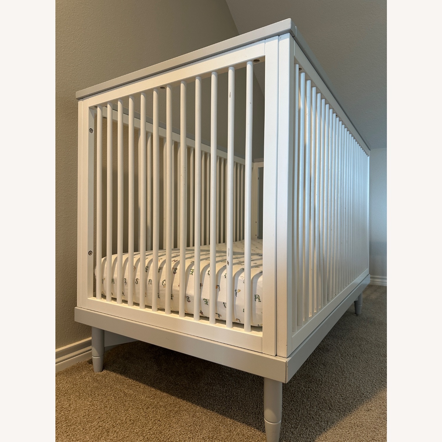 DucDuc Soho White Wood Crib - image-5