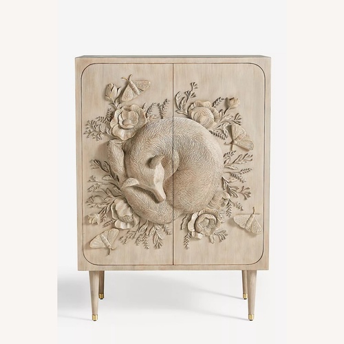 Used Anthropologie Land And Sky Natural Wood Dresser for sale on AptDeco