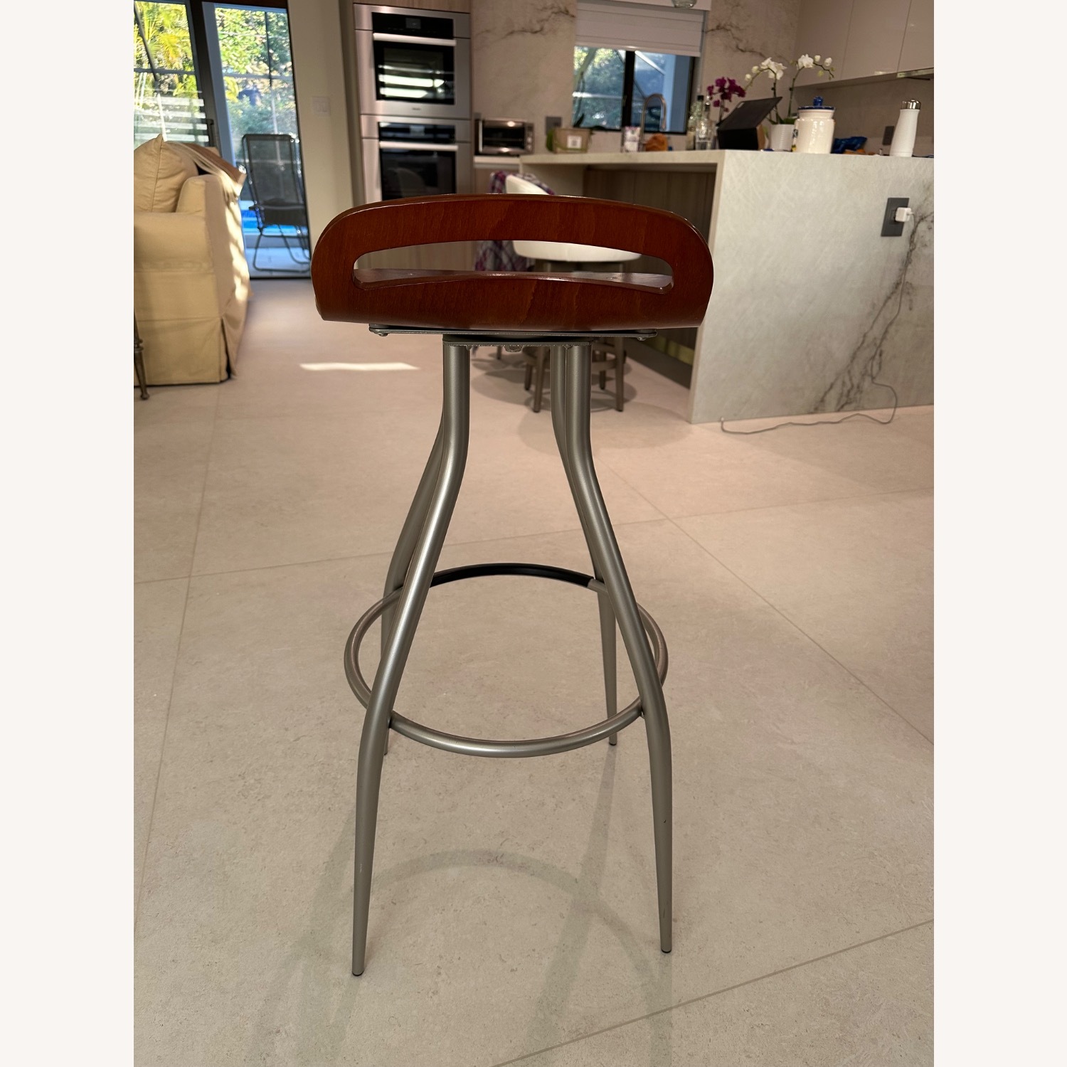 Scandinavian Designs Natural Wood Stools - image-1