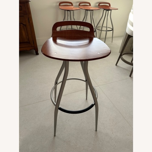 Used Scandinavian Designs Natural Wood Stools for sale on AptDeco