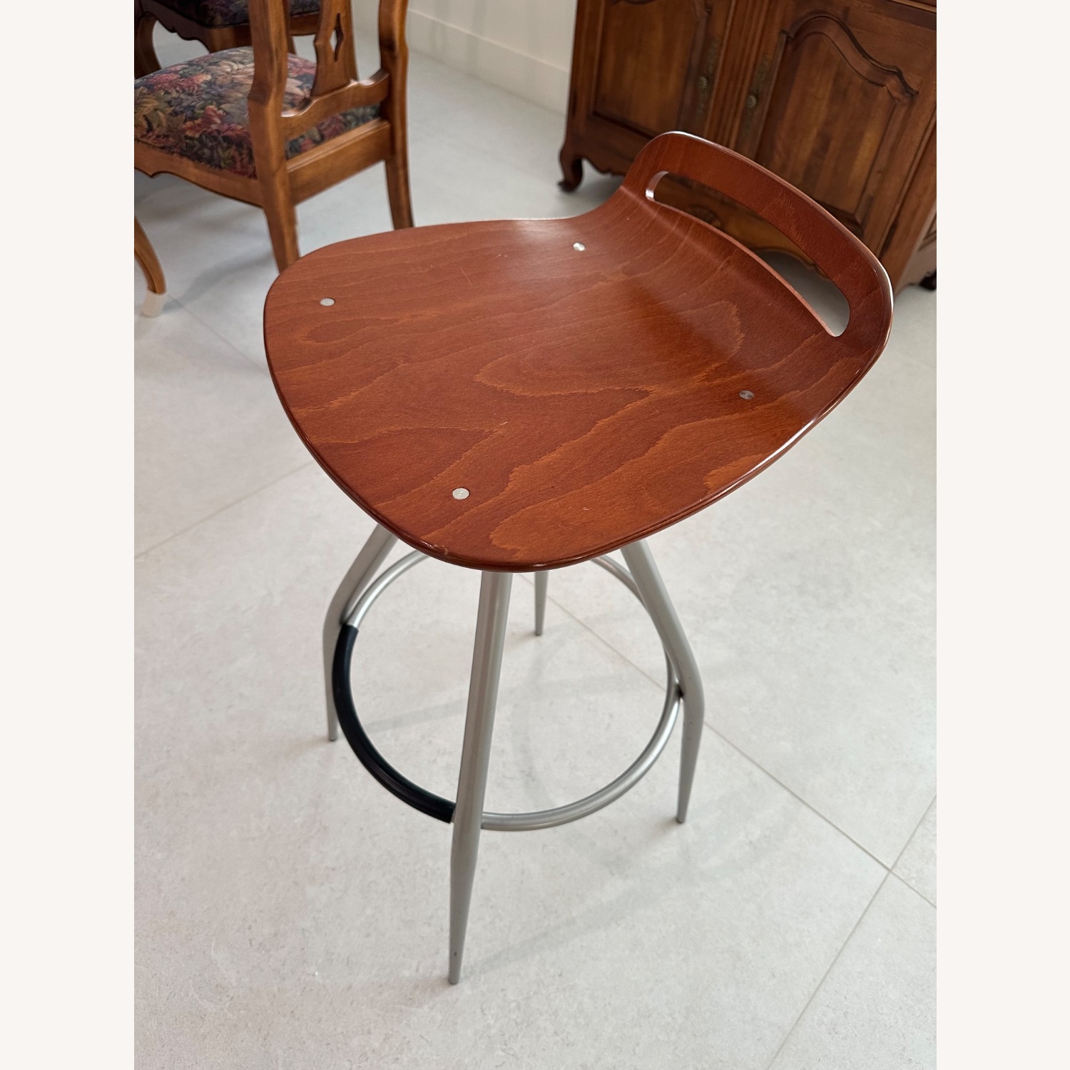 Scandinavian Designs Natural Wood Stools - image-3