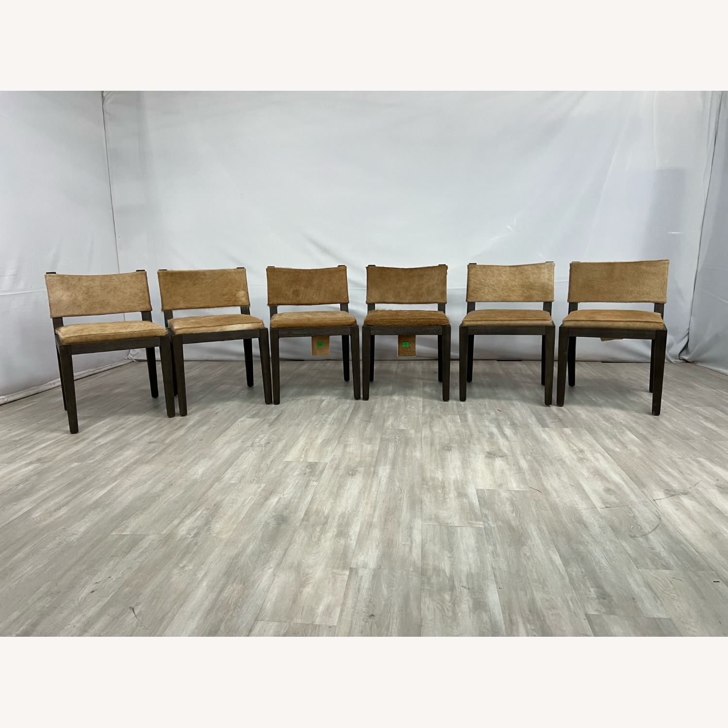 Restoration Hardware Saddle Fabric Dining Chair, Setof6 - image-4