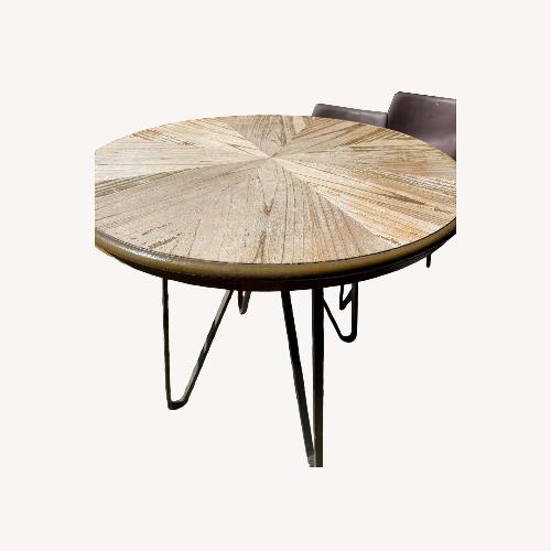 Used Ashley Furniture Light Brown Wood Dining Set for sale on AptDeco