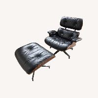 Vintage/Antique Eames Chair Black Accent Chair