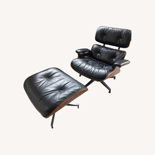 Used Vintage/Antique Eames Chair Black Accent Chair for sale on AptDeco