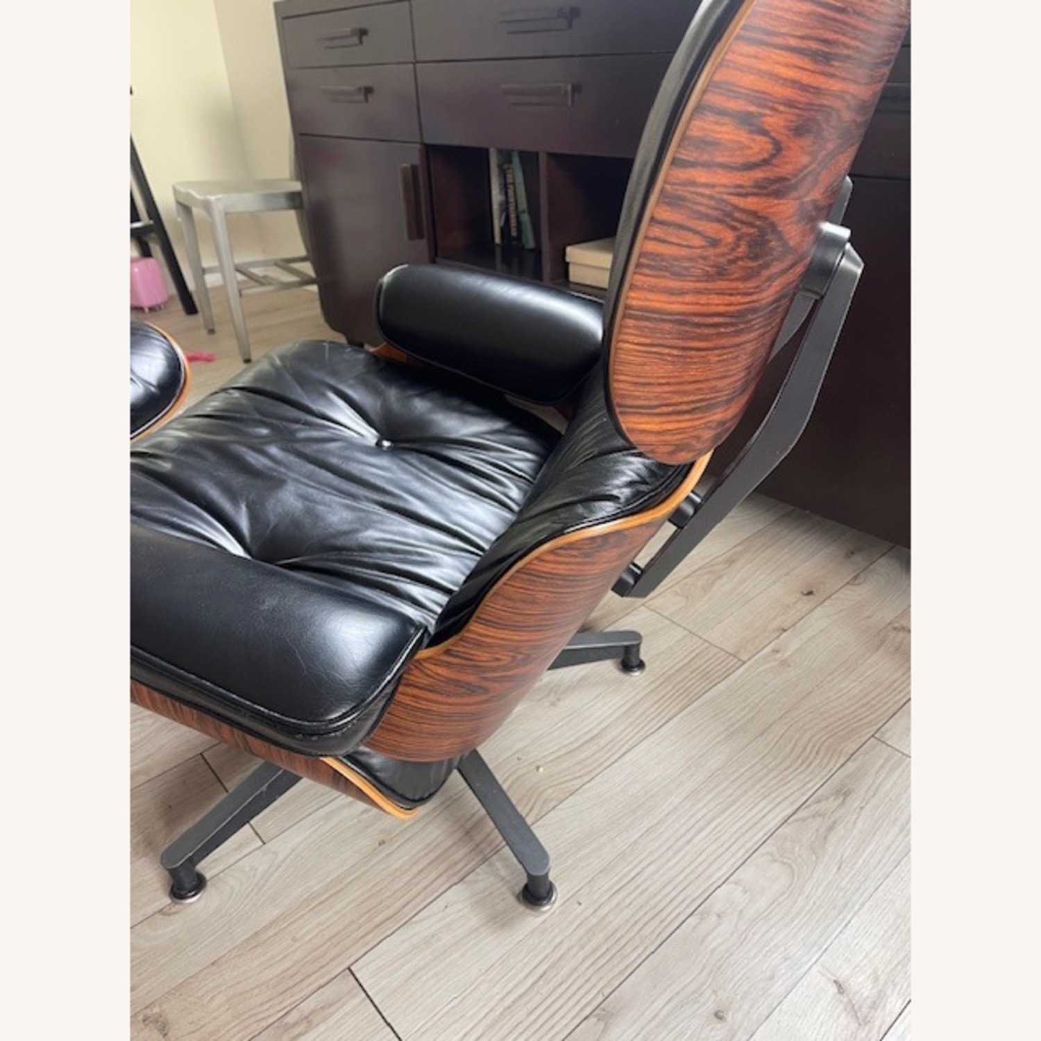 Vintage/Antique Eames Chair Black Accent Chair - image-3