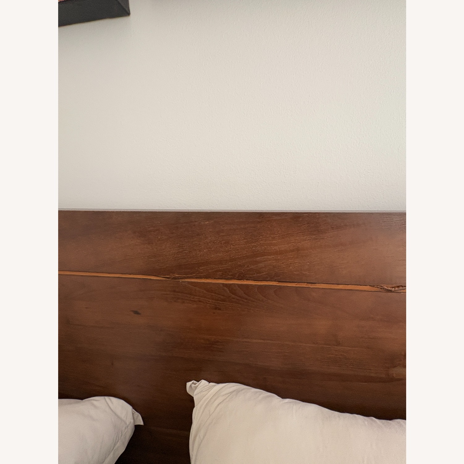 Bloomingdale's Dark Brown Wood Queen Bed - image-2