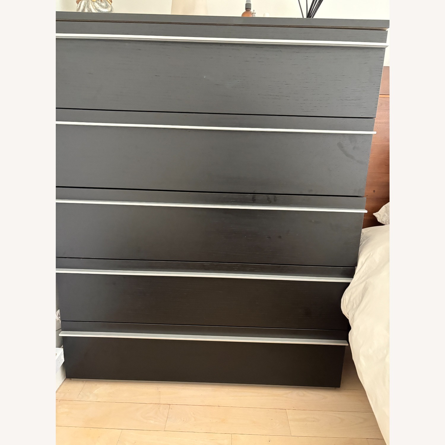 Bloomingdale's Dar Wood 5-Drawer Dresser - image-0