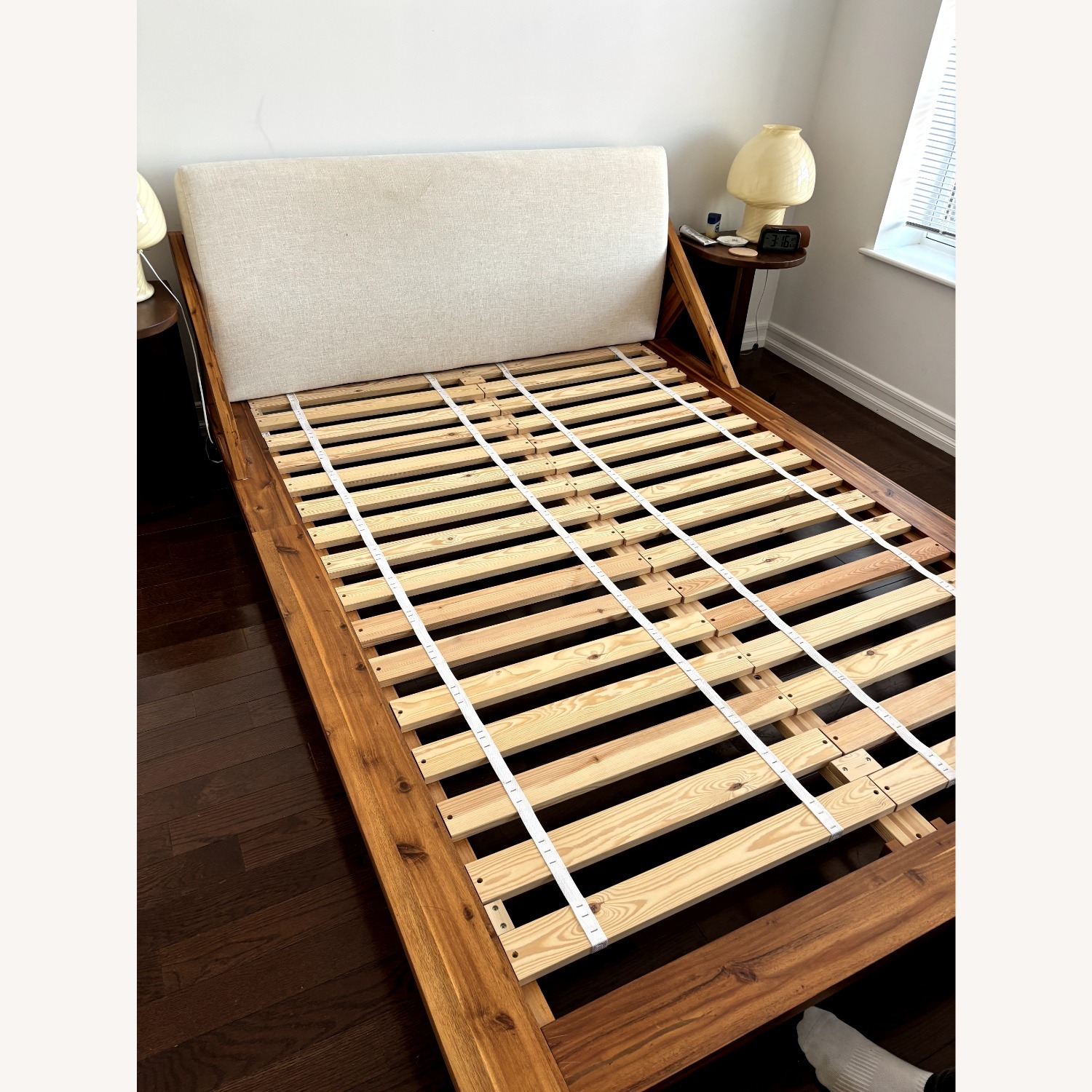CB2 Drommen Bed Queen Natural Wood Queen Bed - image-3