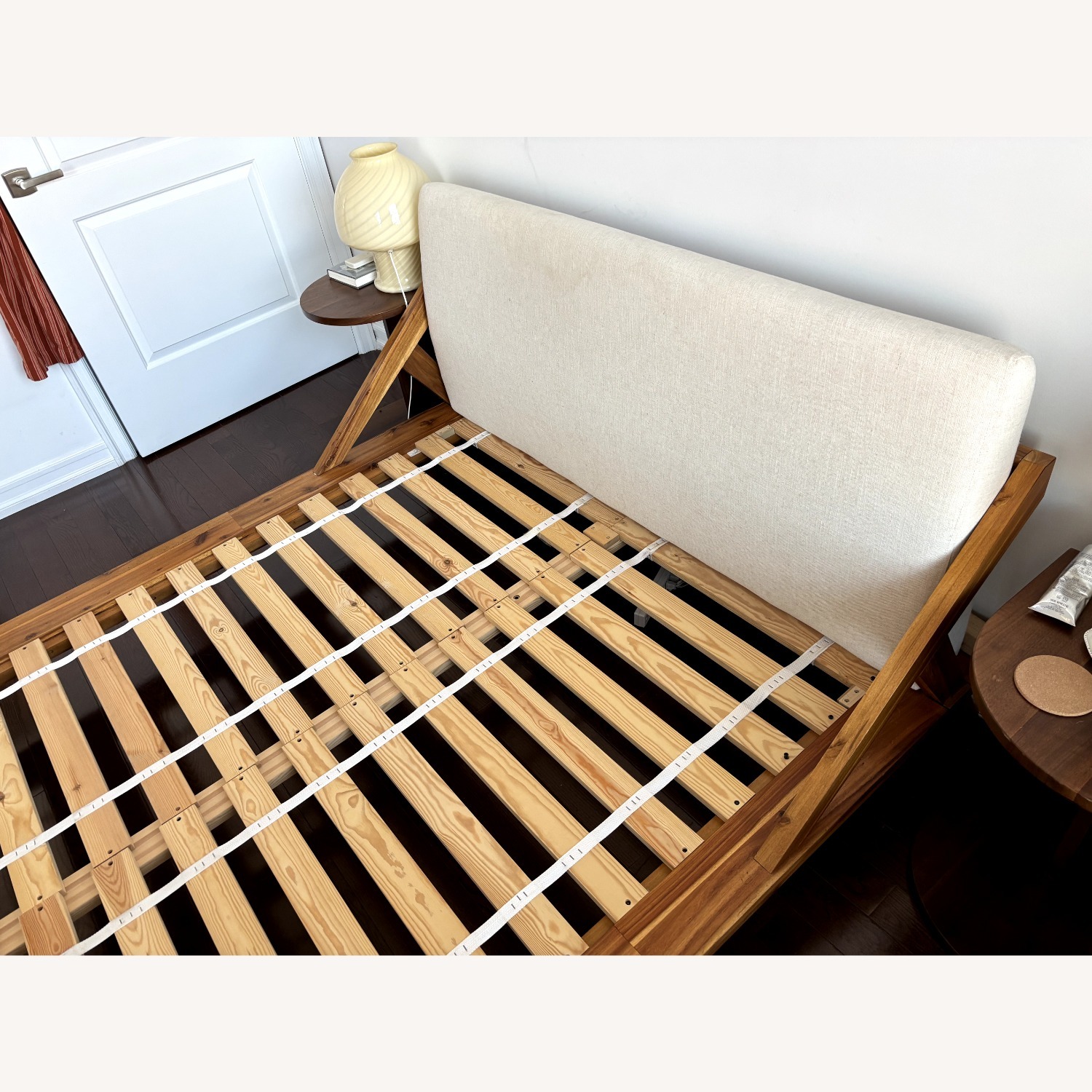 CB2 Drommen Bed Queen Natural Wood Queen Bed - image-5