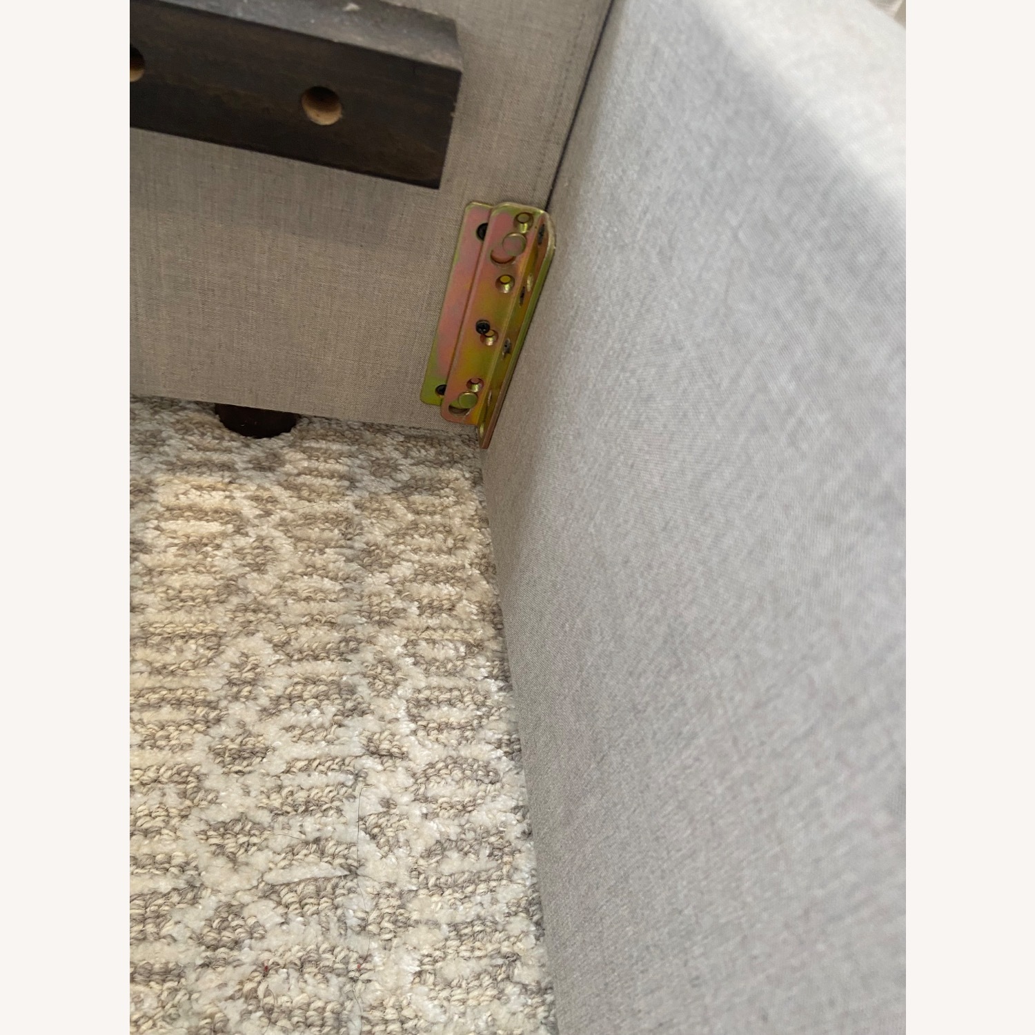 Room & Board Jasper Light Gray Fabric Queen Bed - image-10