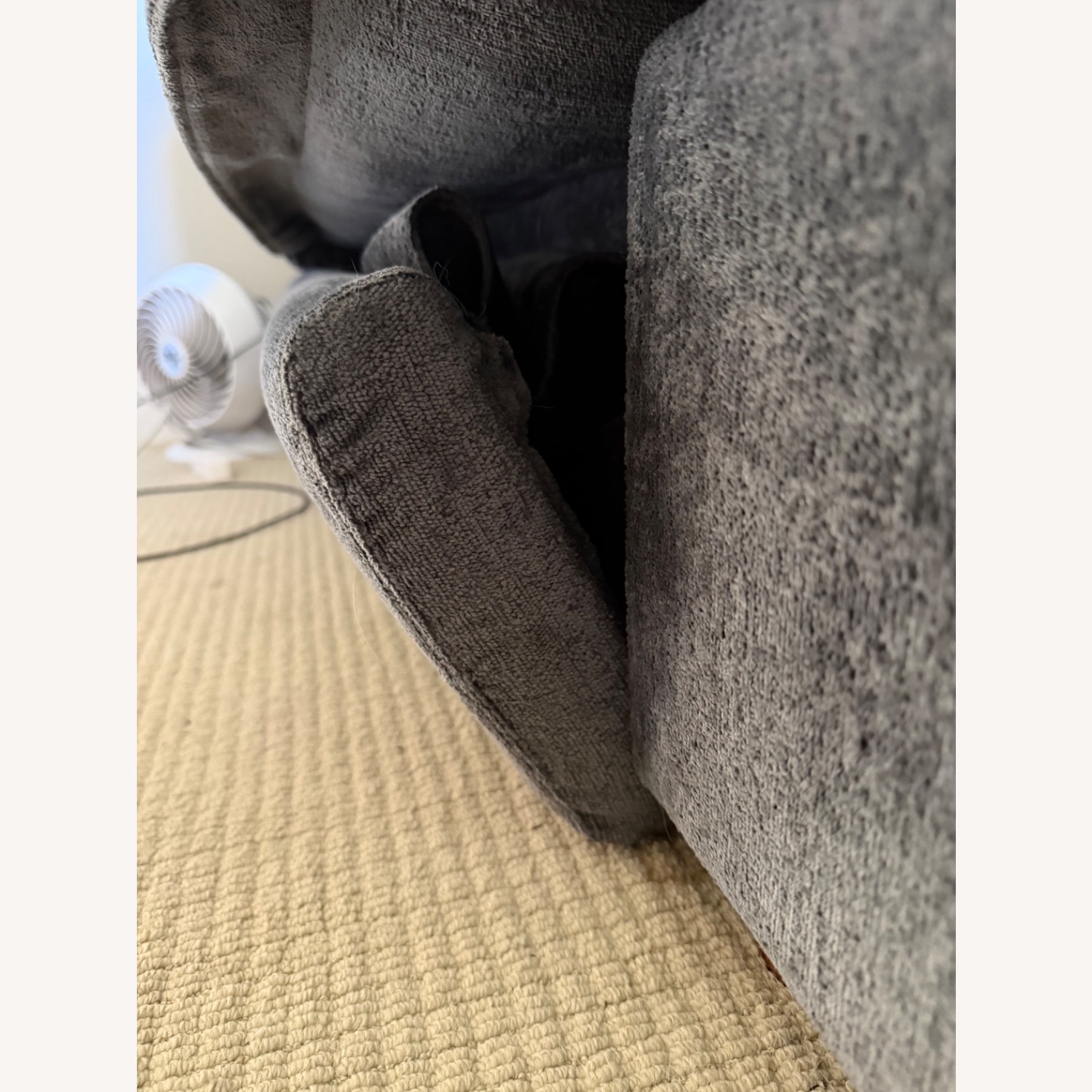 Homebody Dark Gray Velvet 3 Seat Sofa w/2 Recliner - image-2