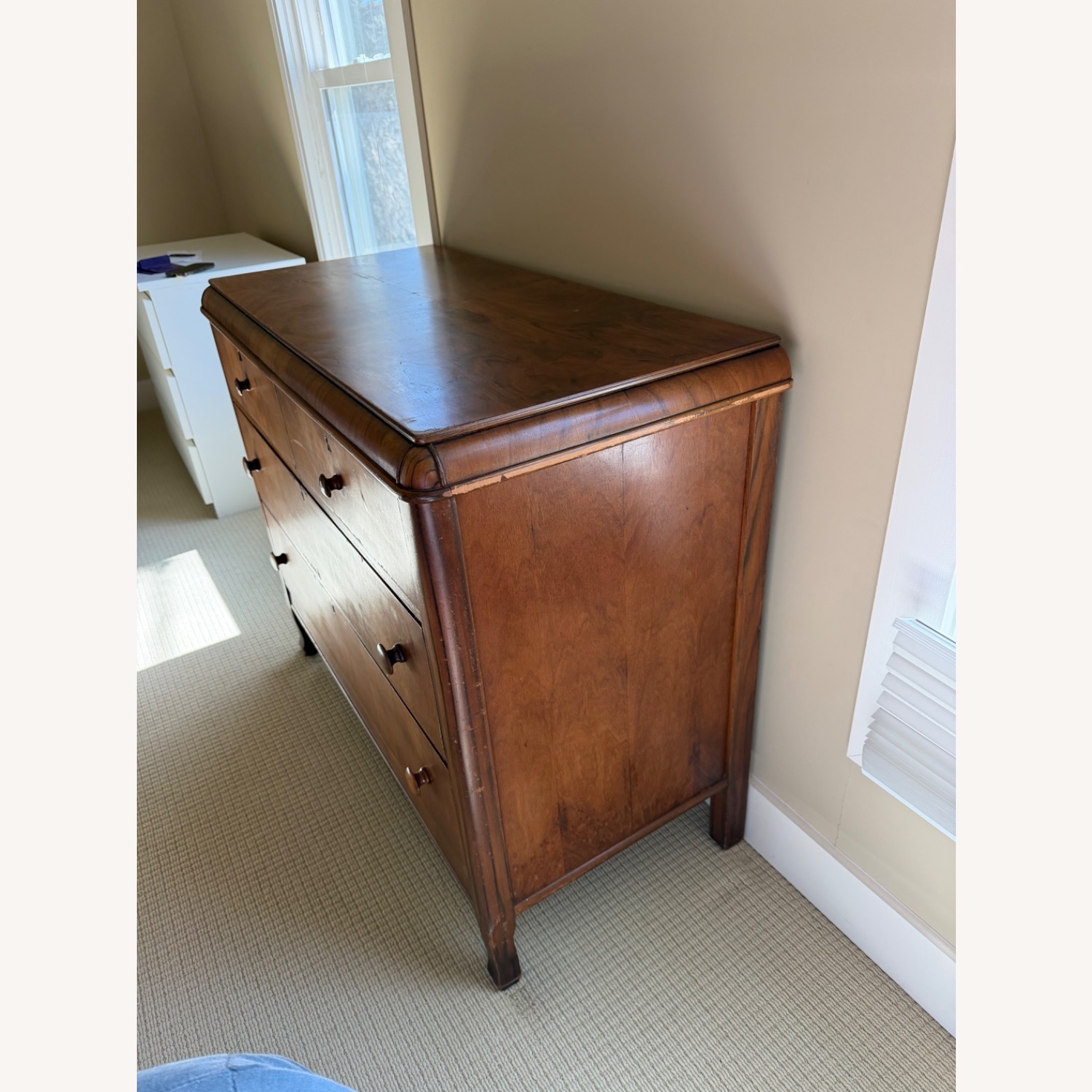 Vintage/Antique Natural Wood Dresser - image-1