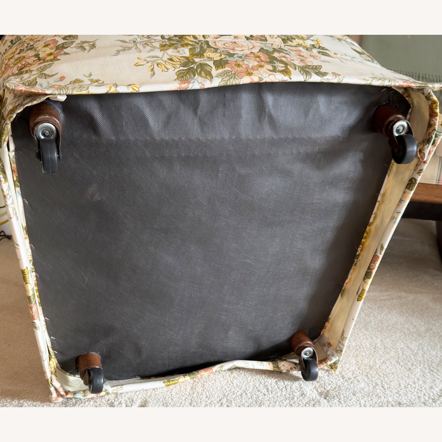 Vintage Floral Club Chair - image-6