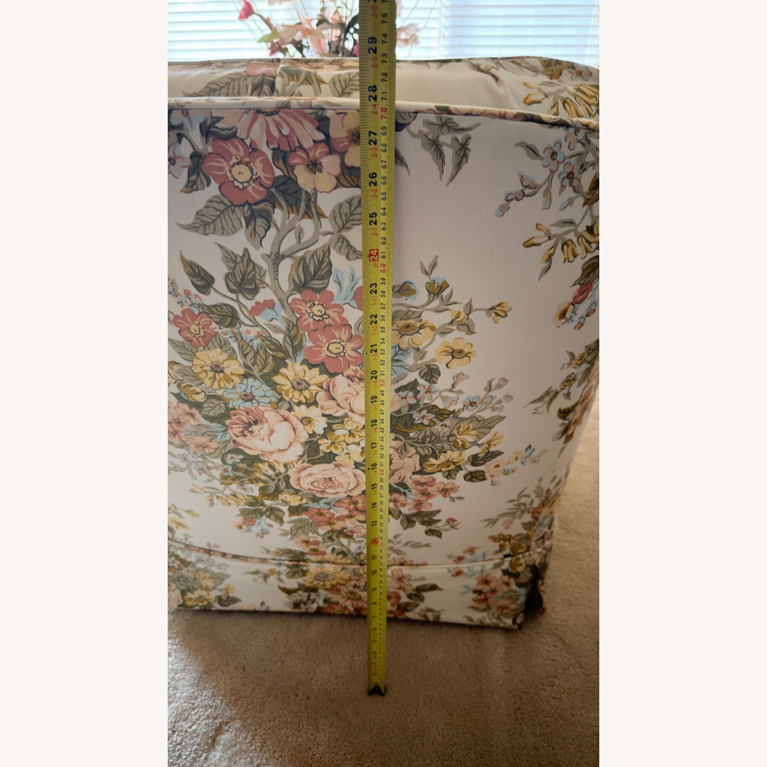Vintage Floral Club Chair - image-8