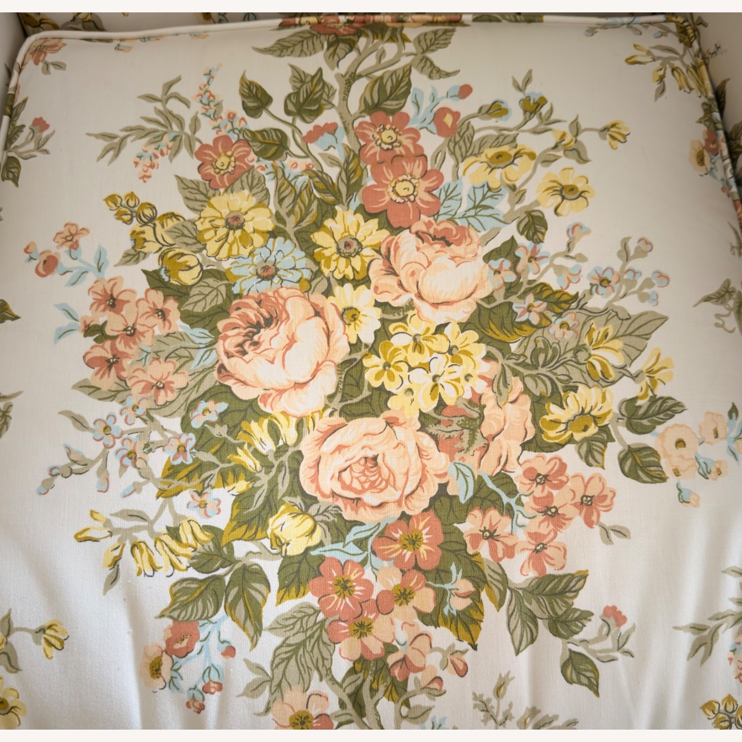 Vintage Floral Club Chair - image-5