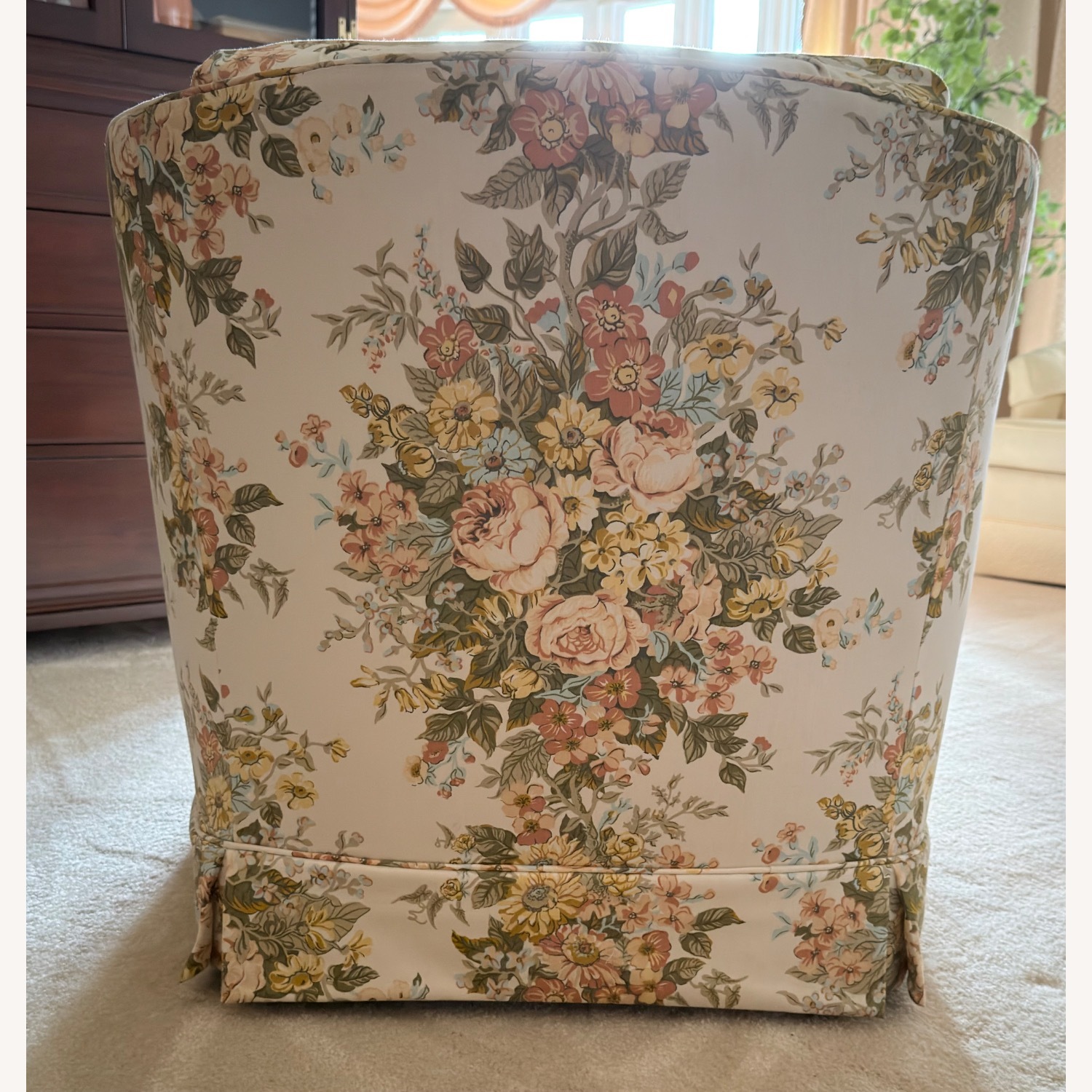 Vintage Floral Club Chair - image-3