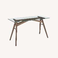 Modway Glass Top Office Desk