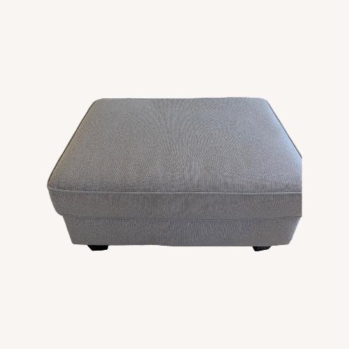 Used Gray Fusion Furniture Ottoman  for sale on AptDeco