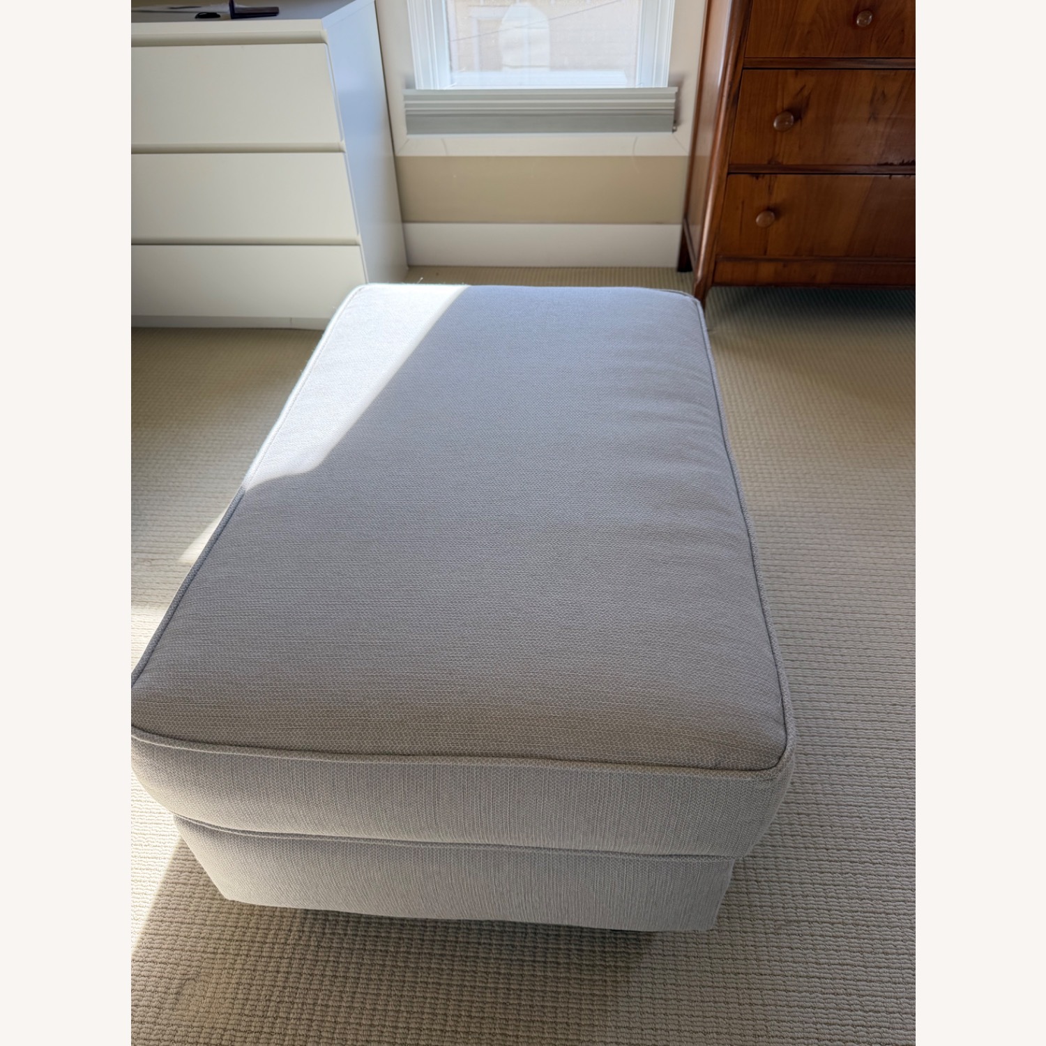 Gray Fusion Furniture Ottoman  - image-1