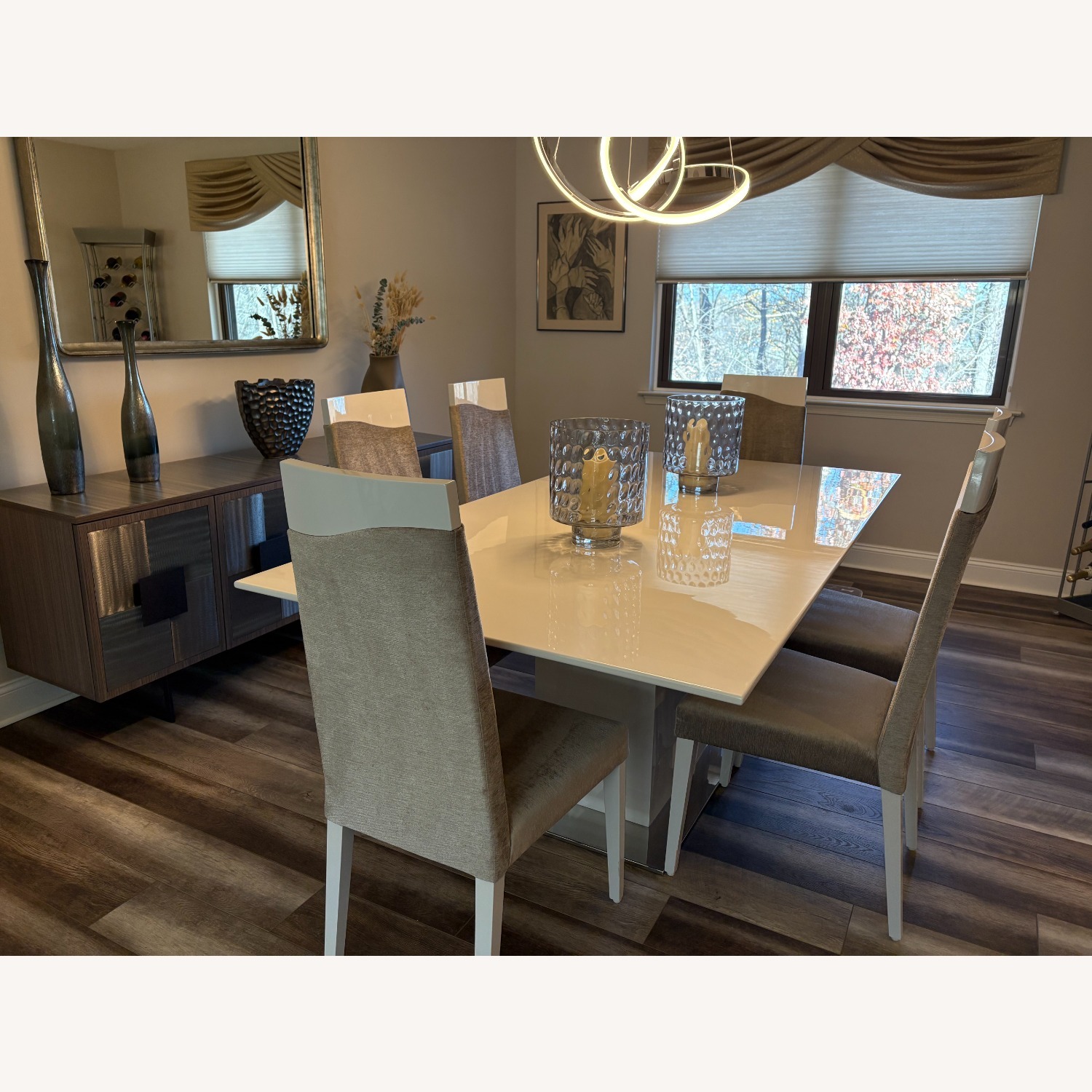 B-Modern Dining Table and 6 Matching Chairs - image-2