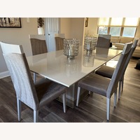 B-Modern Dining Table and 6 Matching Chairs