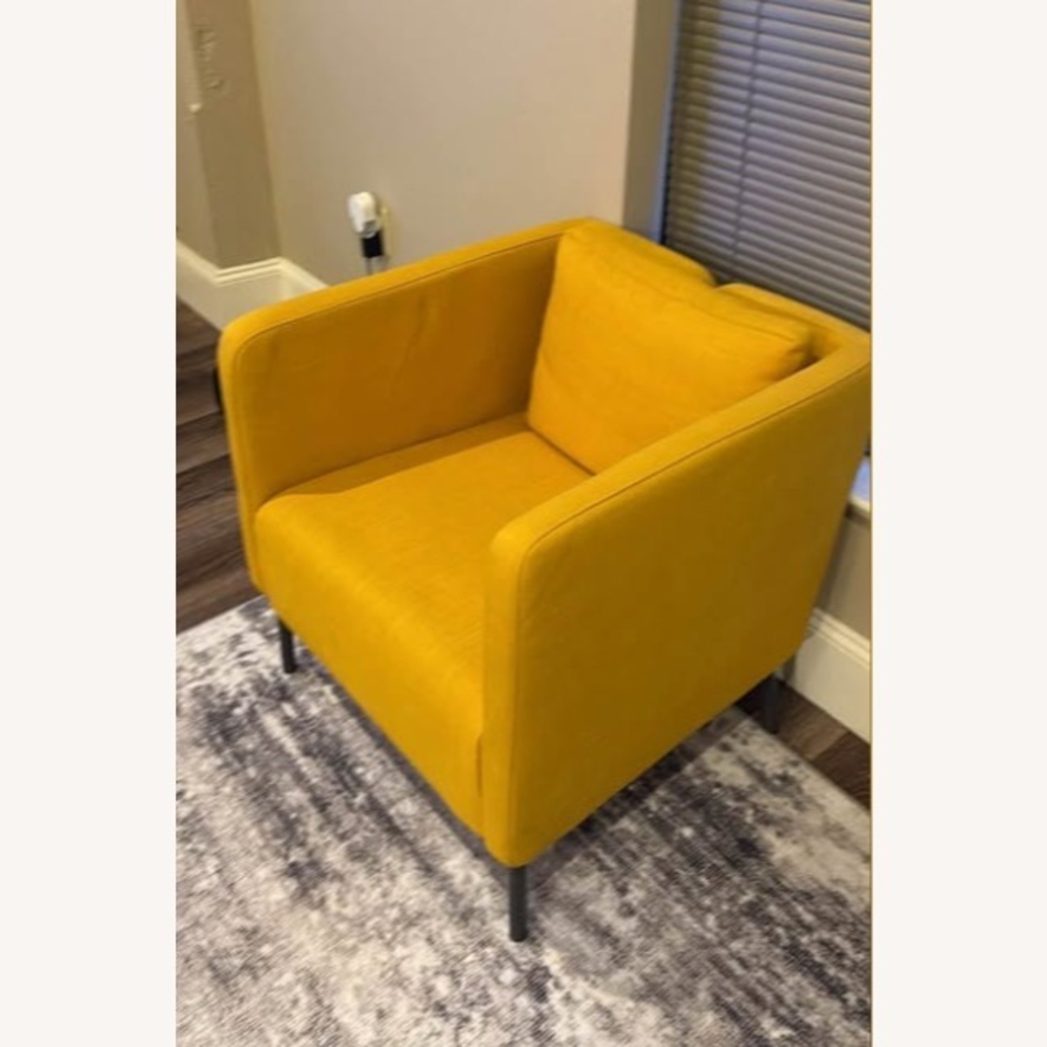 IKEA Yellow Fabric Accent Chair - image-2