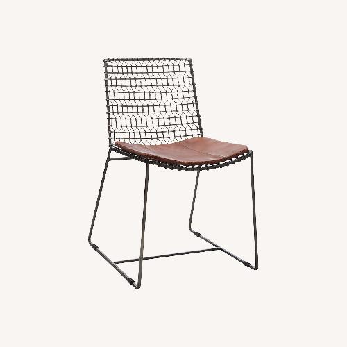 Used Crate and Barrel Metal Dining Chairs for sale on AptDeco