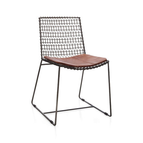 Used Crate and Barrel Metal Dining Chairs for sale on AptDeco