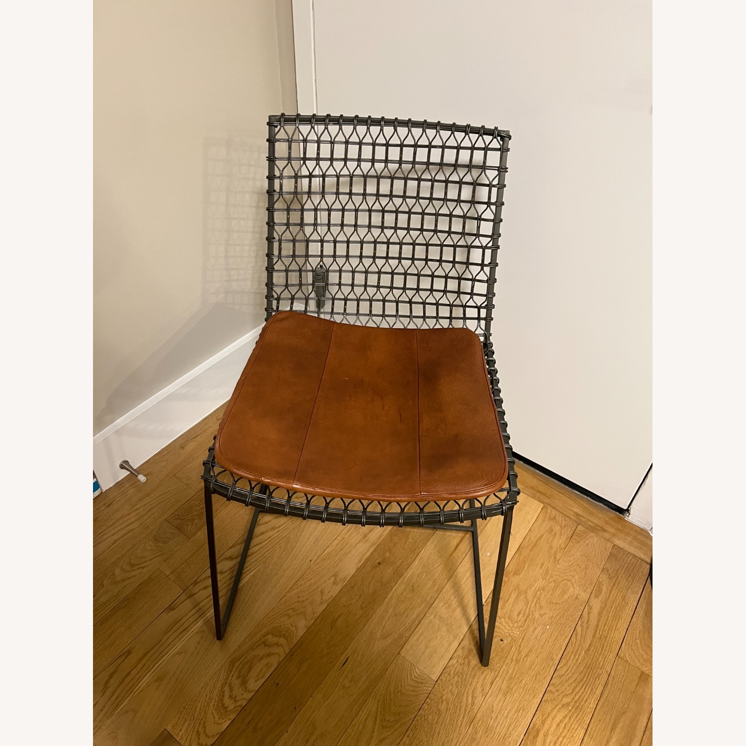 Crate and Barrel Metal Dining Chairs - image-2