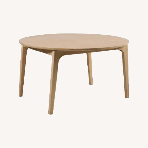 Used Article Plumas Natural Wood Dining Table  for sale on AptDeco