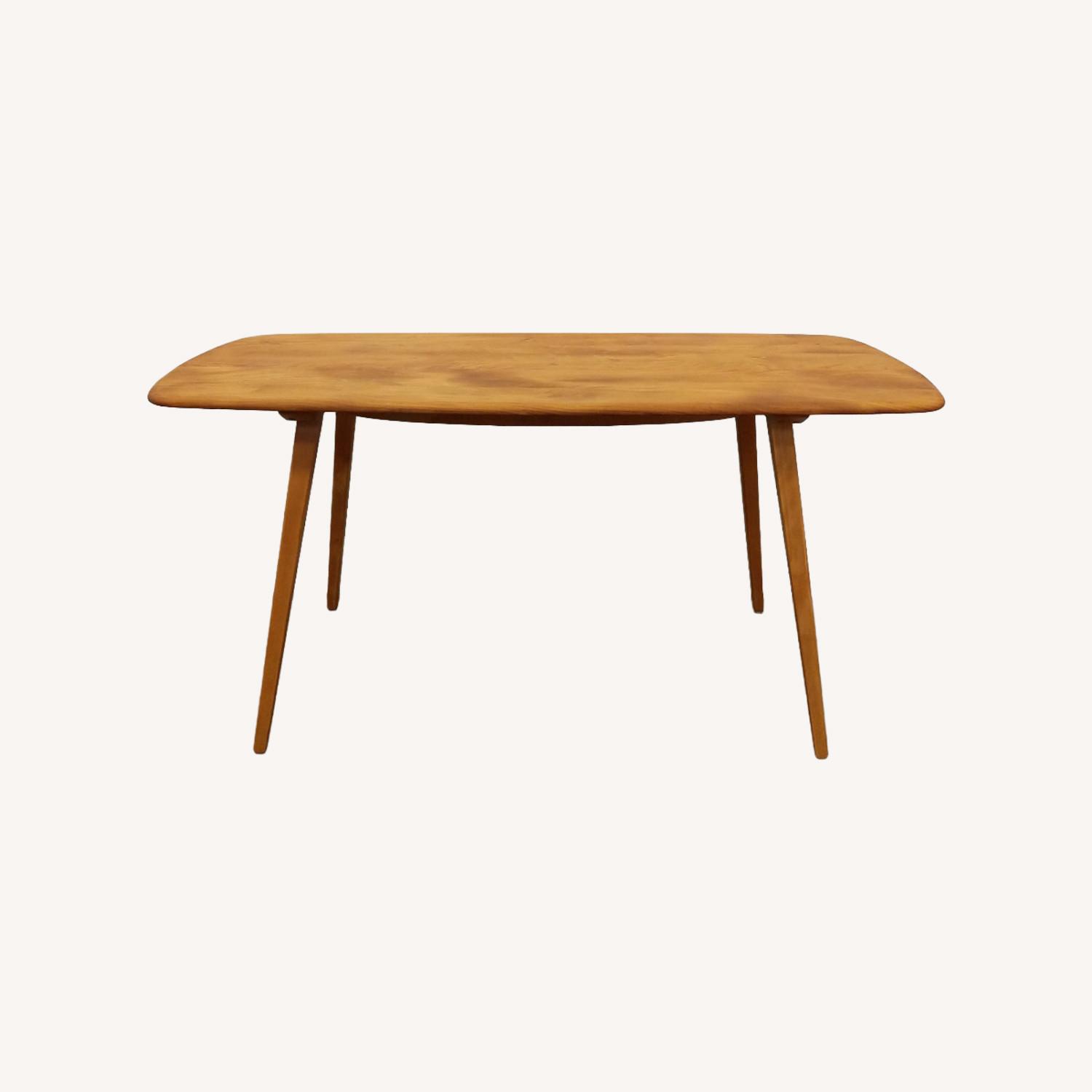 Vintage Ercol Plank Dining Table - image-0